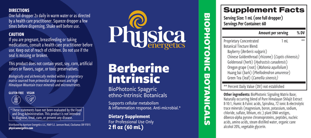 Berberine Intrinsic label