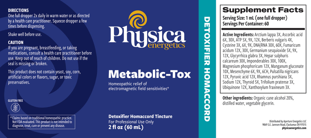 Metabolic-Tox label