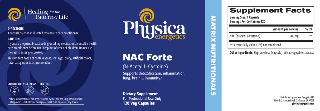 NAC Forte label