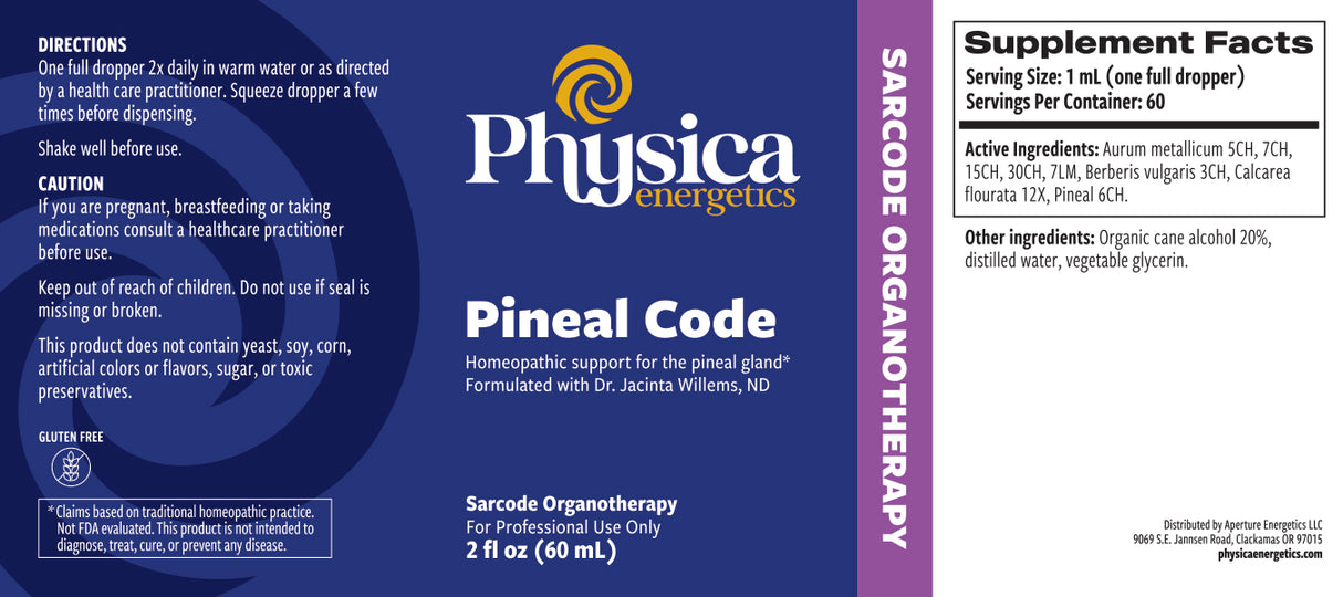 Pineal Code label