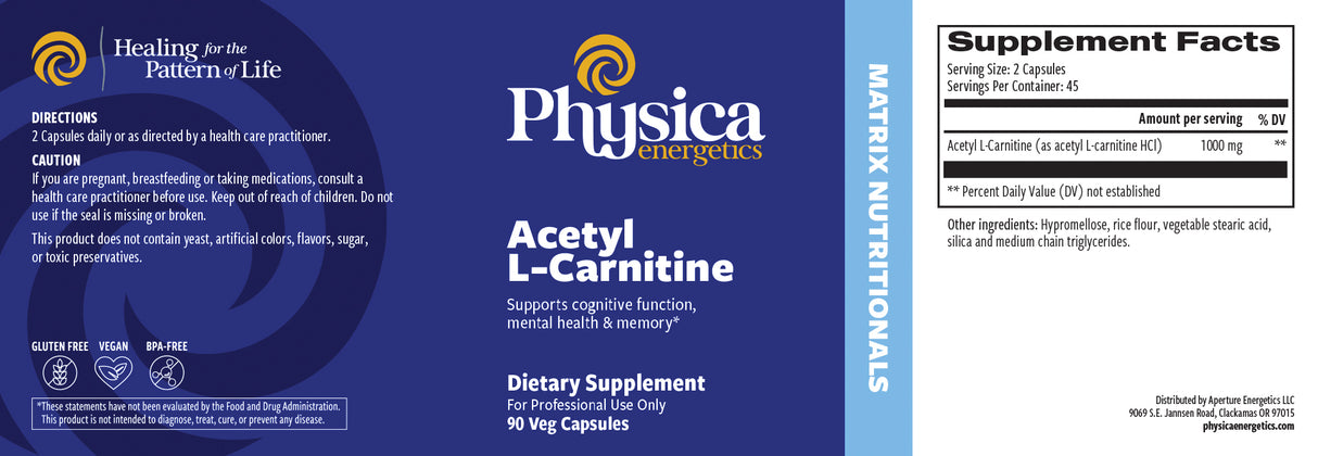 Acetyl L-Carnitine label