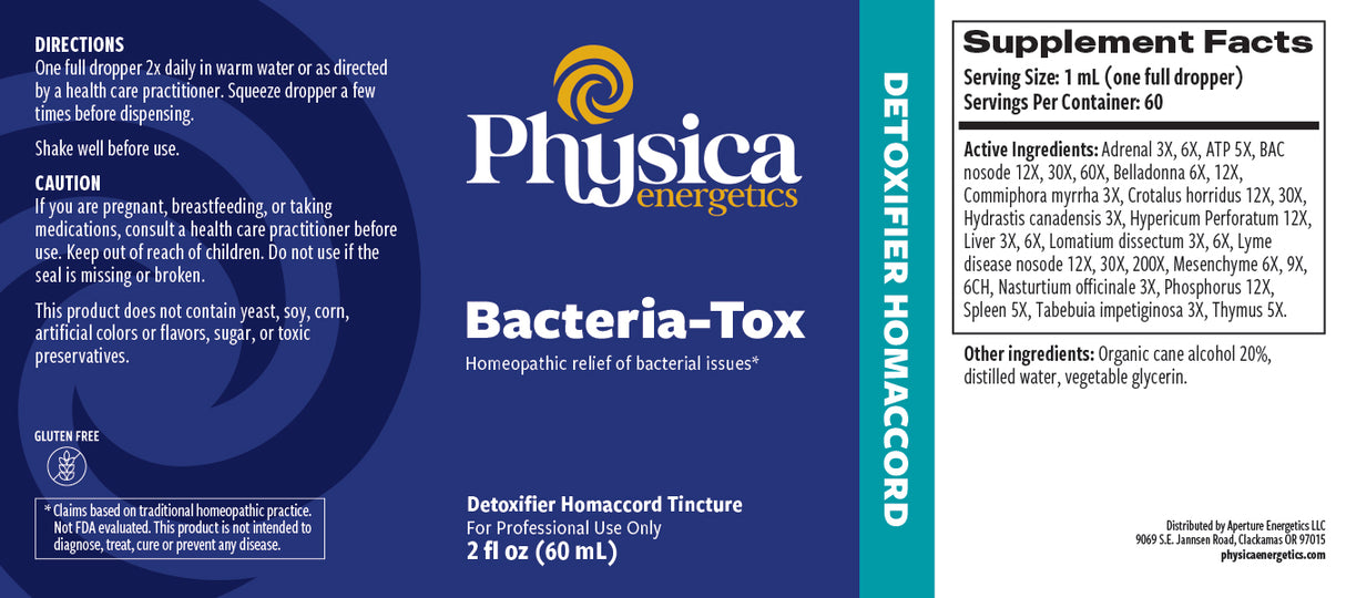 Bacteria-Tox label