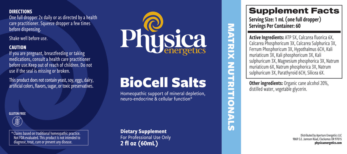 BioCell Salts label
