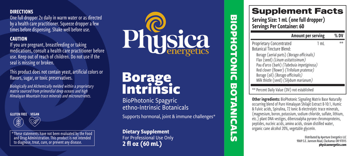 Borage Intrinsic label