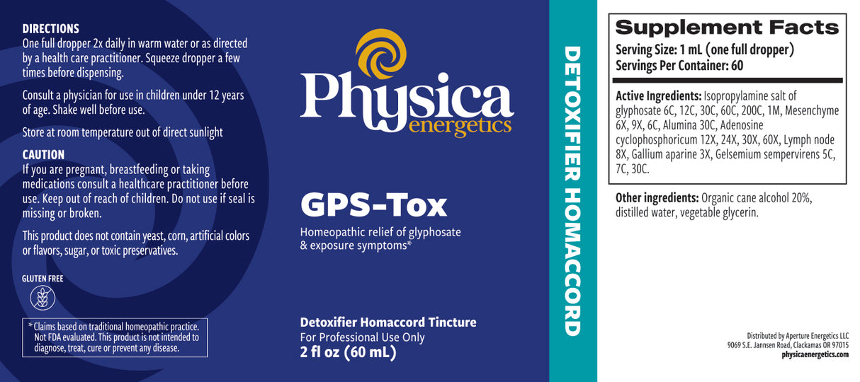 GPS- Tox label