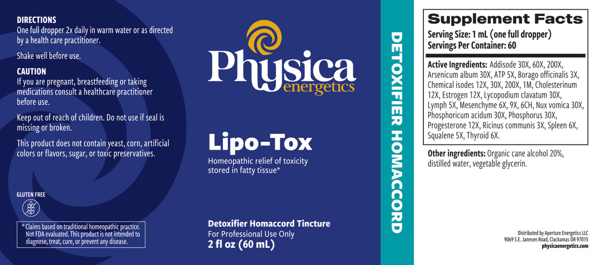 Lipo-Tox label 