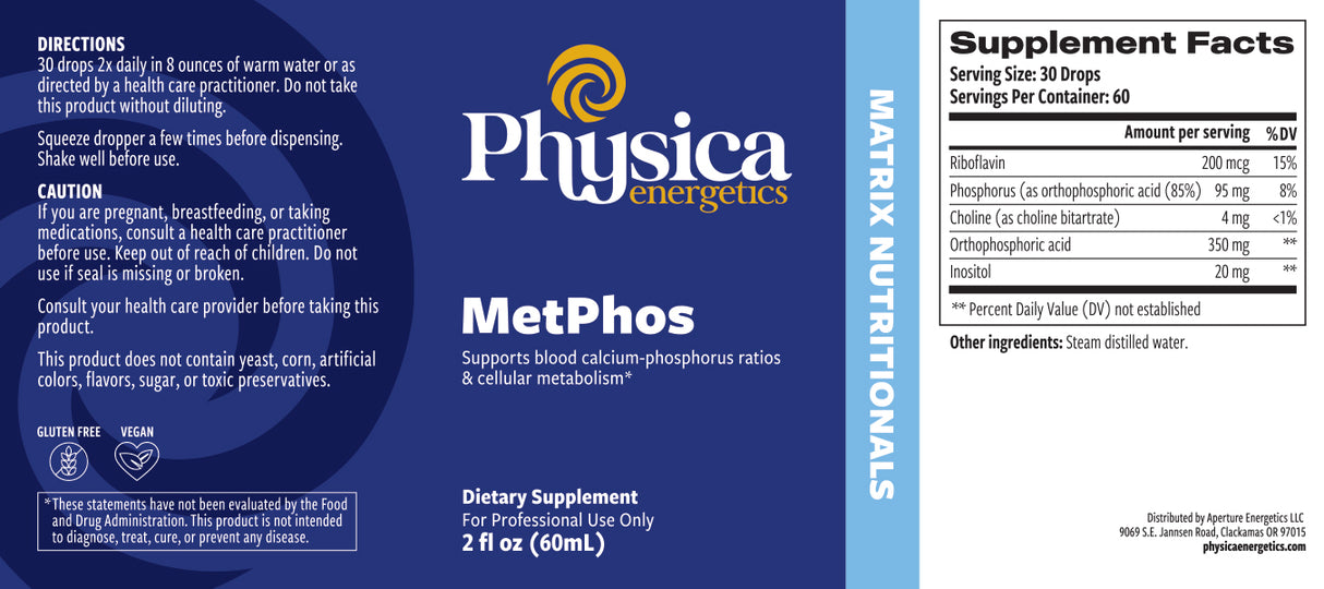 MetPhos label