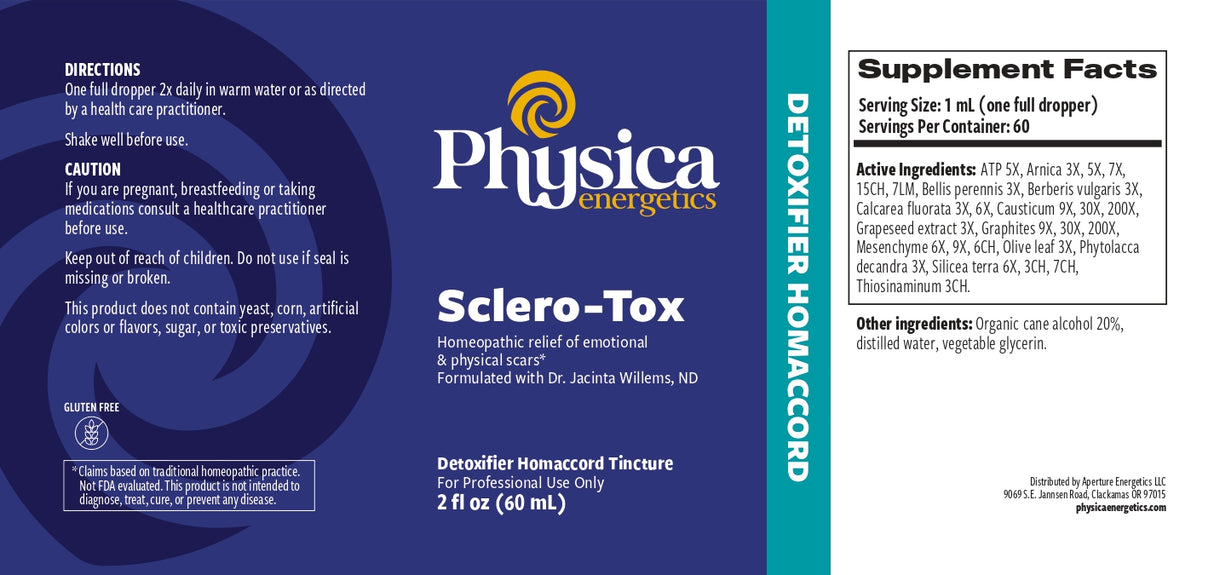 Sclero-Tox label