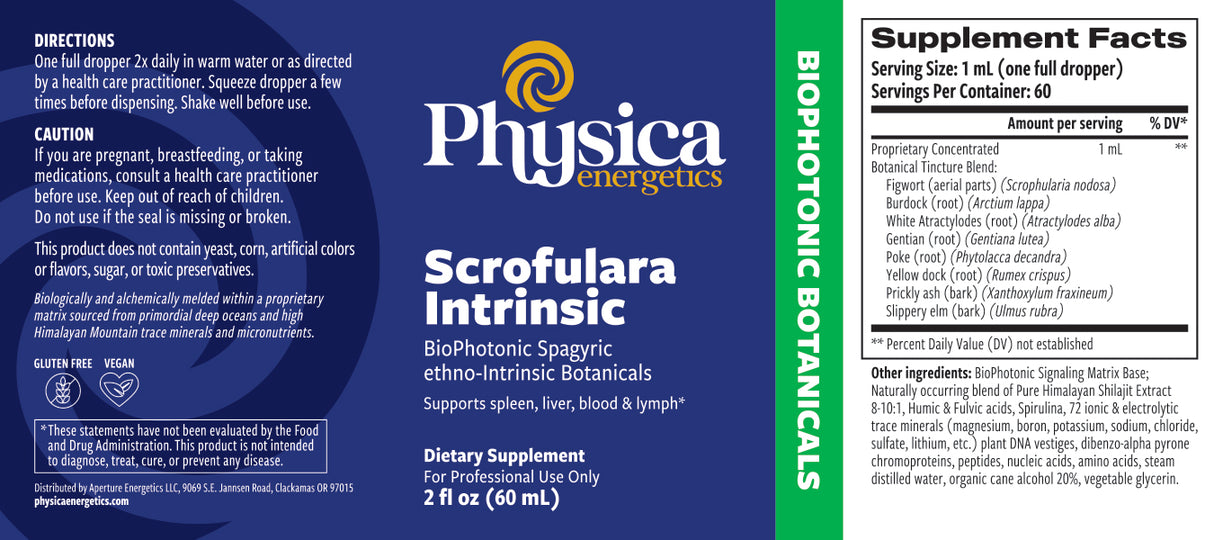 Scrofulara Intrinsic label