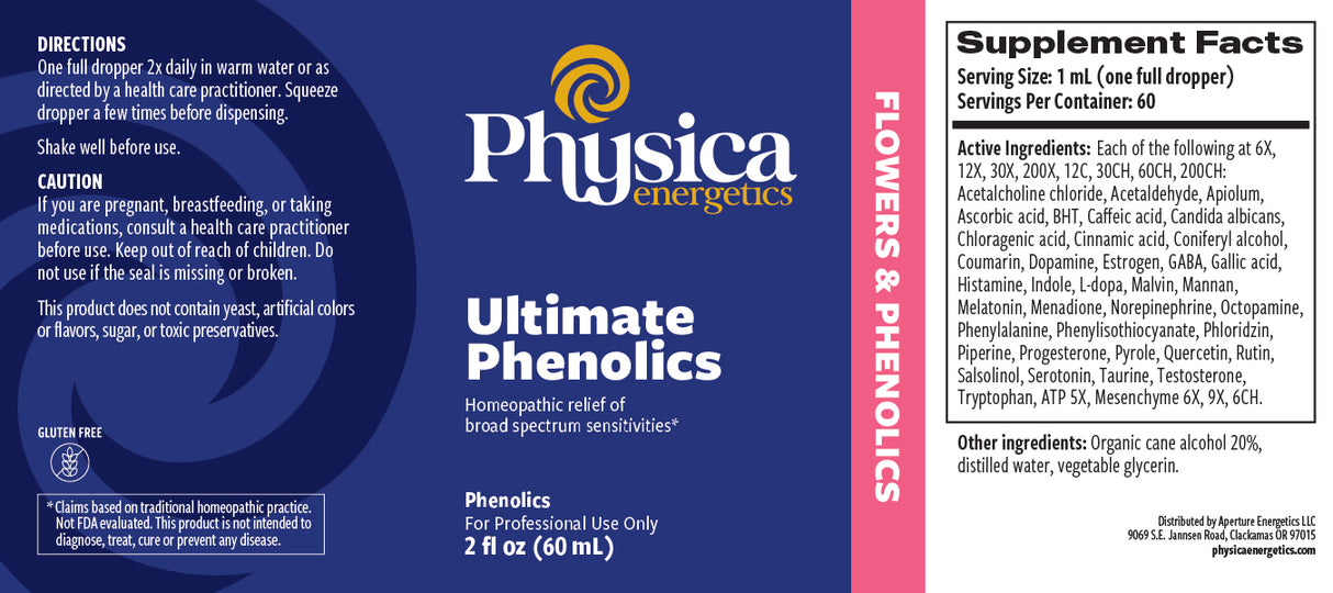 Ultimate Phenolics label